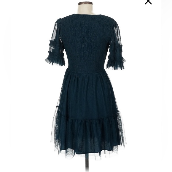 NWT Boden Tulle Smocked Mini Party Dress Size 8R - Picture 3 of 4